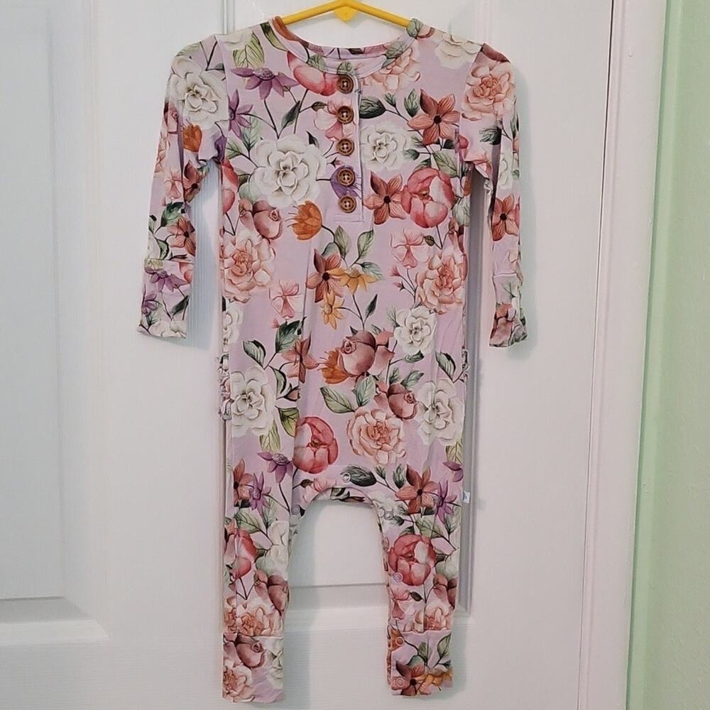 Posh Peanut ruffled Butt sleeper 18-24 Months Floral